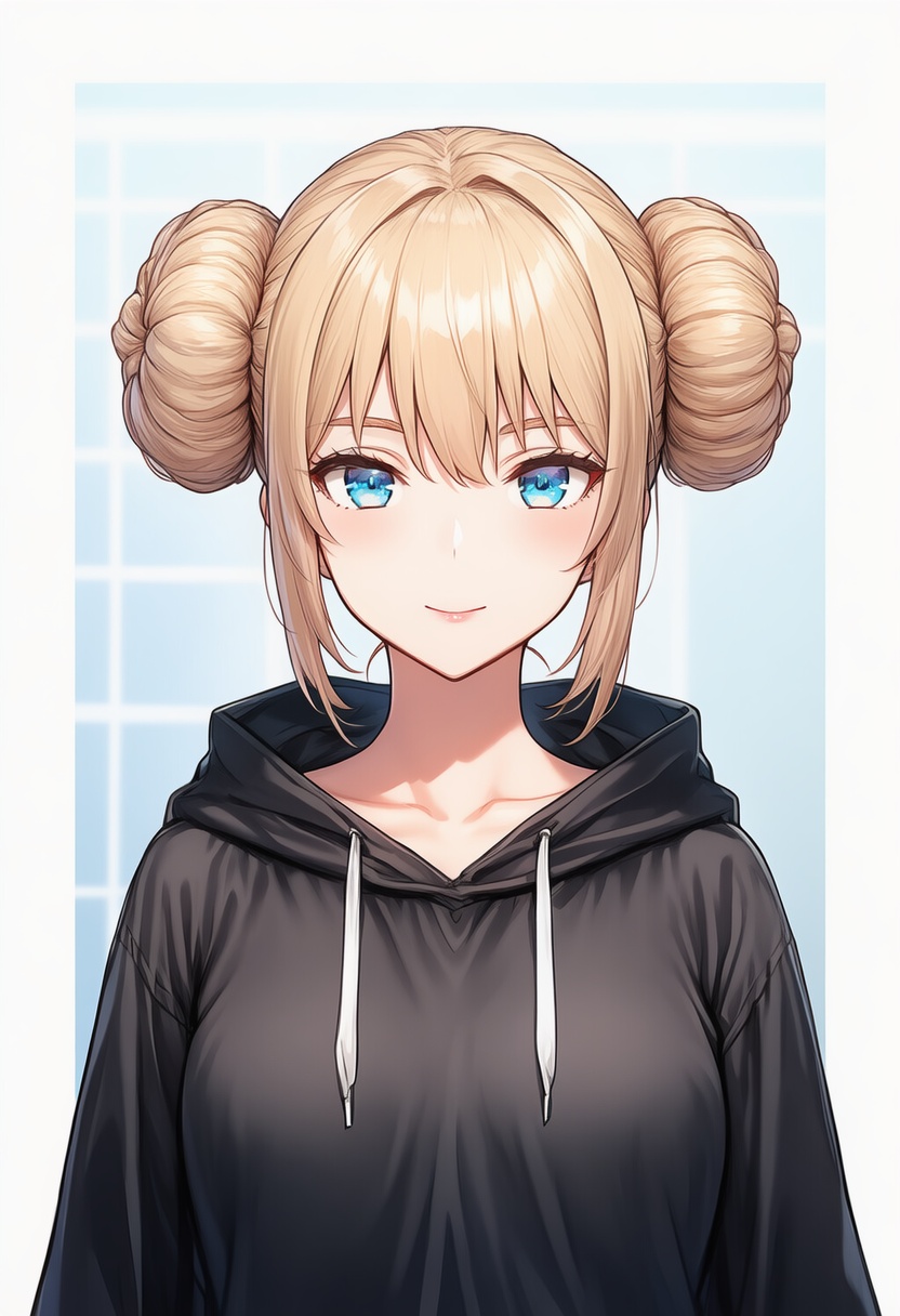 An image depicting donut hair bun