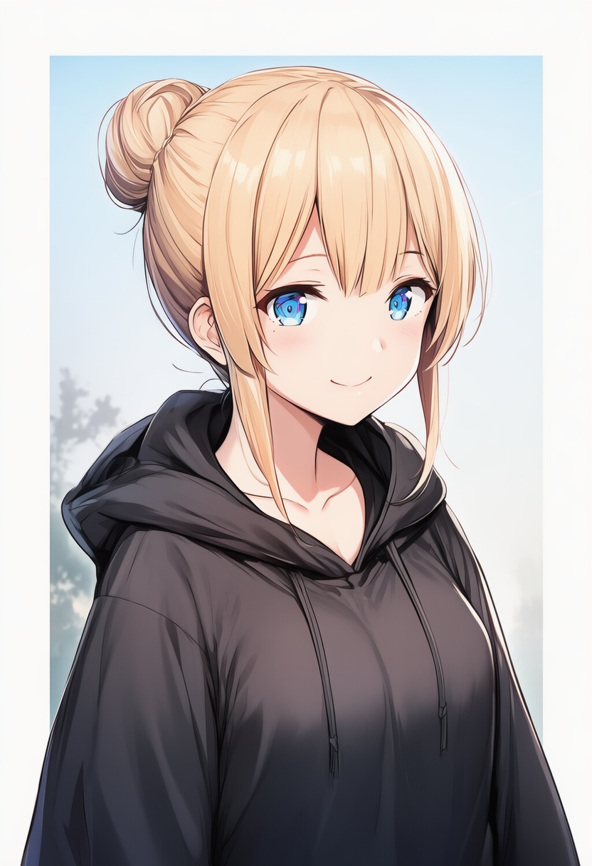 An image depicting hair bun