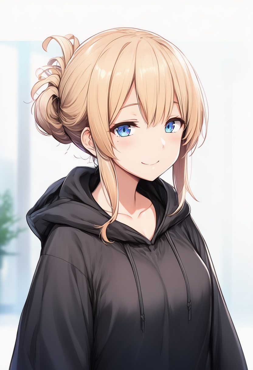 An image depicting hair up