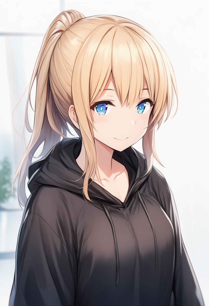 An image depicting high ponytail