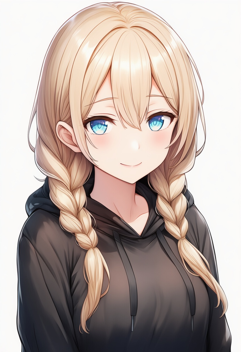 An image depicting low twin braids