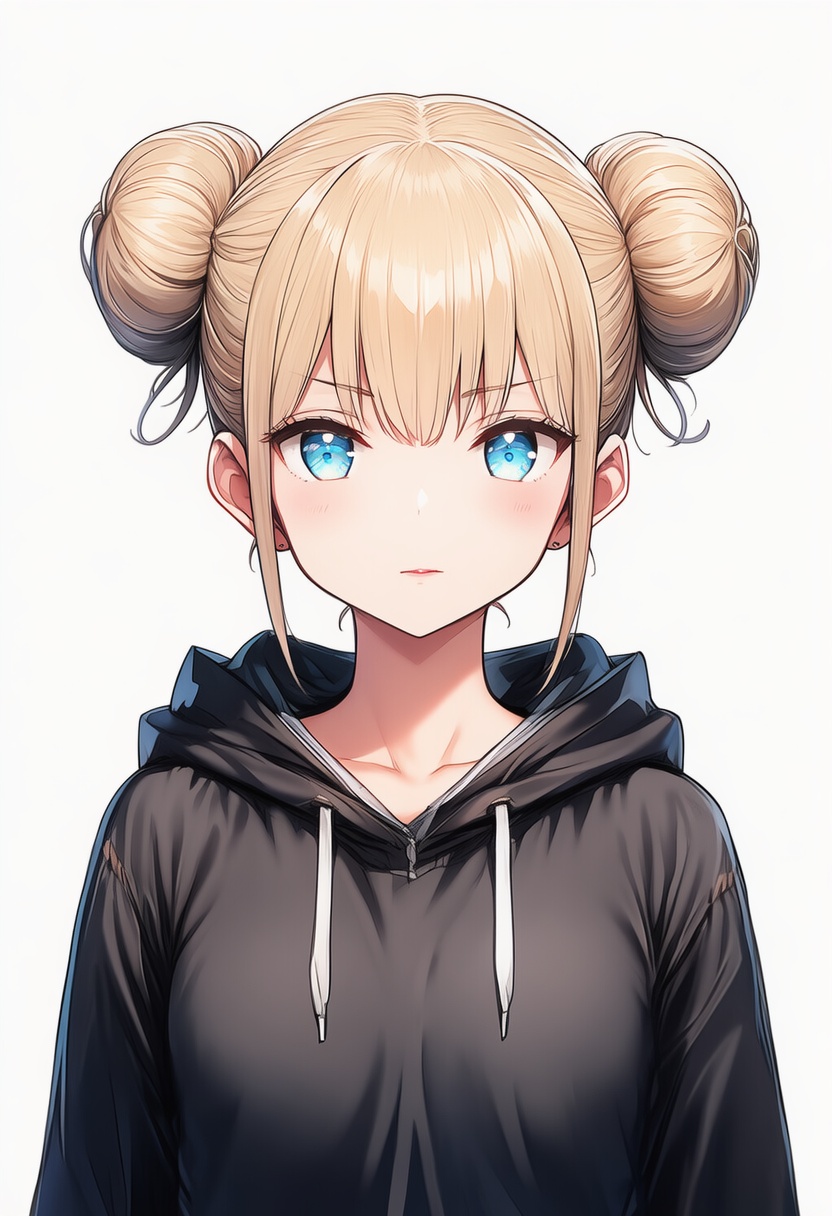 An image depicting triple bun
